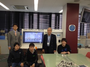 宮本先生と協力してくれた学生さん 左端は、パナソニック萩原さんです